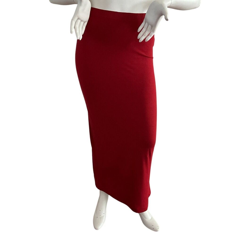 Hindahl & Skudelny Pencil Pull-on Elastic Waist Maxi Skirt S - Picture 2 of 9